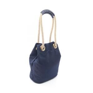 Prada Shoulder Re TESSUTO ROPE Navy Bucket Blue Mariner Bag Nylon